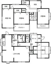 遠藤一般貸住宅の間取り画像