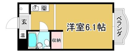 鞍馬口アイビーハウスの間取り画像
