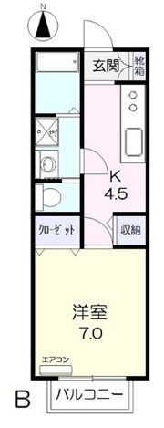 リシャール三野の間取り画像