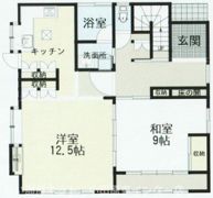 石上貸家の間取り画像