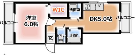 エスパシオ古川橋Ⅰの間取り画像