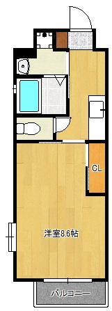 ラフィーネ葛原レストの間取り画像
