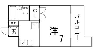 ル・パレ福住の間取り画像