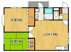 エスパシオ岸本の間取り画像
