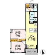 グラナーデ江戸川Aの間取り画像