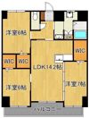 クレスト南小倉の間取り画像