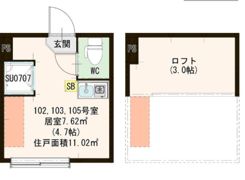 こぐまヴィラ旭丘の間取り画像