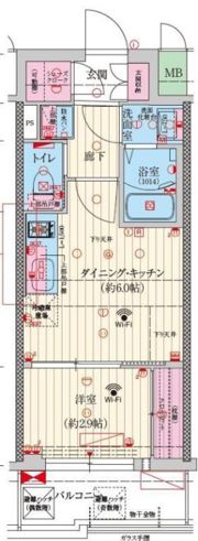 ファーストフィオーレ天王寺の間取り画像
