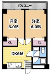 日吉マンションの間取り画像