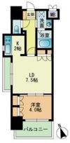 RJRプレシア南福岡の間取り画像
