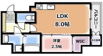 Krystal Fimeth 2番館の間取り画像