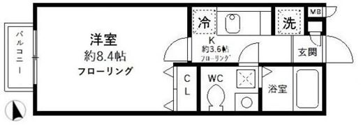 ソレーユ宮前の間取り画像
