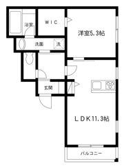 クレール富士見台の間取り画像