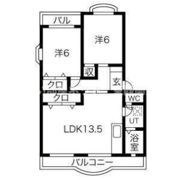 ビューネ松富IIの間取り画像