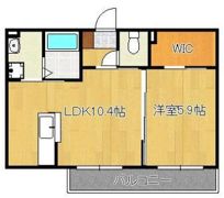 ビューテラス山王Aの間取り画像