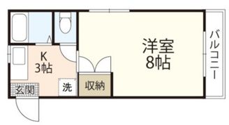 リトルハイム長岡61号館の間取り画像