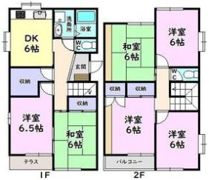 一宮今伊勢借家の間取り画像