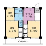 ビレッジハウス羽黒3号棟の間取り画像