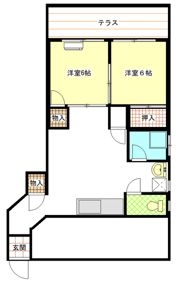 第三国際コーポの間取り画像