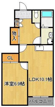 キャッスルリオの間取り画像