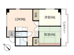 コーポラス・ナガイの間取り画像