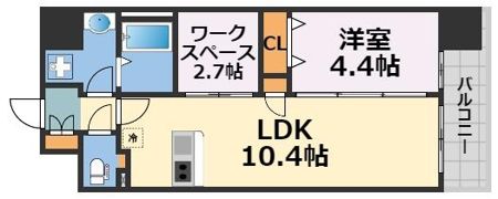 ATKレジデンスなんばの間取り画像