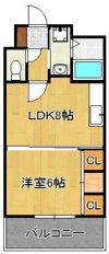ヒット砂津BLDの間取り画像