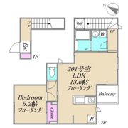 necolo十条の間取り画像