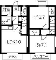 ブルームビュートIの間取り画像