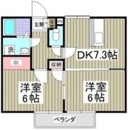 ヴィラ・オトンヌAの間取り画像