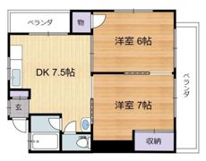 ヴィラプルニエの間取り画像