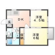 コーポモザン105の間取り画像
