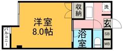 エル新大江の間取り画像