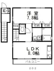ソレイユⅡの間取り画像
