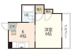 ル・ボヌール己斐の間取り画像