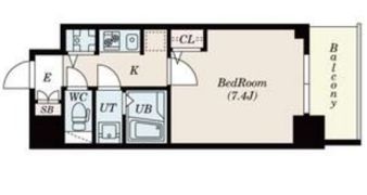 S-RESIDENCE江坂Eminenceの間取り画像