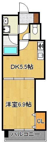 サンメゾン清水の間取り画像