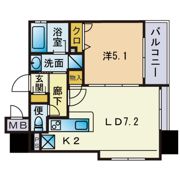 アクタス天神北の間取り画像