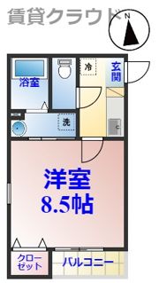 シグナス末広の間取り画像