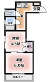 ハイツSKの間取り画像