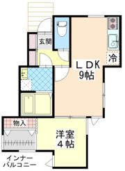 CASA OTTO古市橋の間取り画像