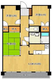 クラブハウス企救丘の間取り画像