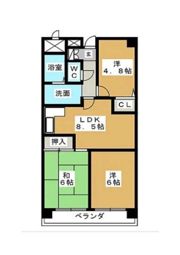 エスポワール八事の間取り画像