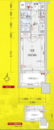 プレサンス泉セントマークの間取り画像
