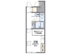 レオパレスカスティージョⅡの間取り画像