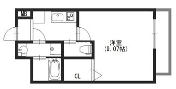 Centurio Esakaの間取り画像
