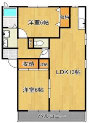 スターブル・曽根 A棟の間取り画像