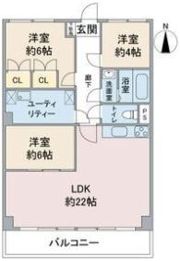 法王マンション 307号室の間取り画像