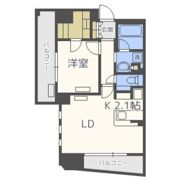 パークアクシス梅田の間取り画像