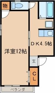 タウニィみどりの間取り画像